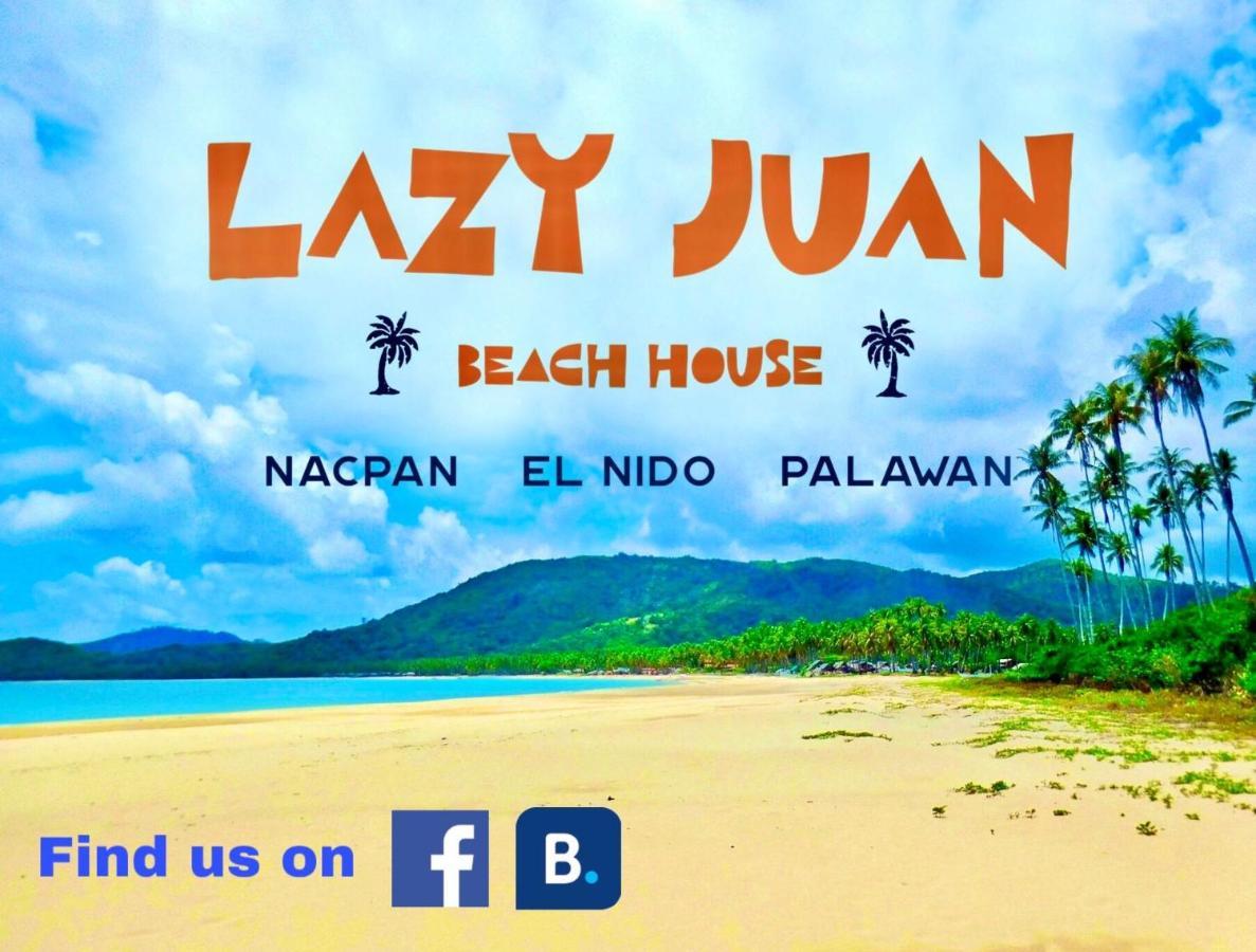 Lazy Juan Beach House Nacpan El Nido Extérieur photo